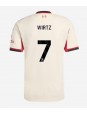Liverpool Florian Wirtz #7 Replika Borta Kläder 2025-26 Kortärmad Liverpool Florian Wirtz #7 Replika Borta Kläder 2025-26 Kortärmad
